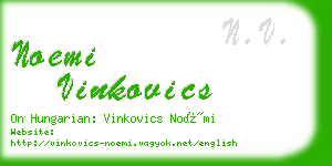 noemi vinkovics business card